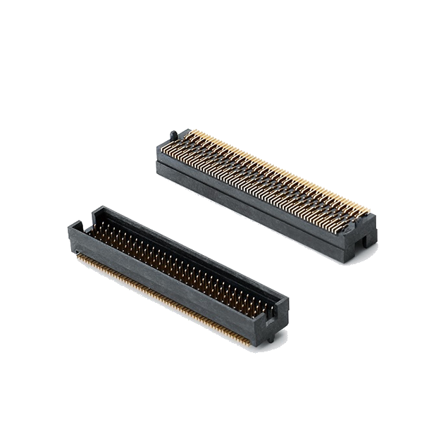 HB12X系列1.27mm間距四排板對(duì)板連接器 可堆疊 20-200Pin 